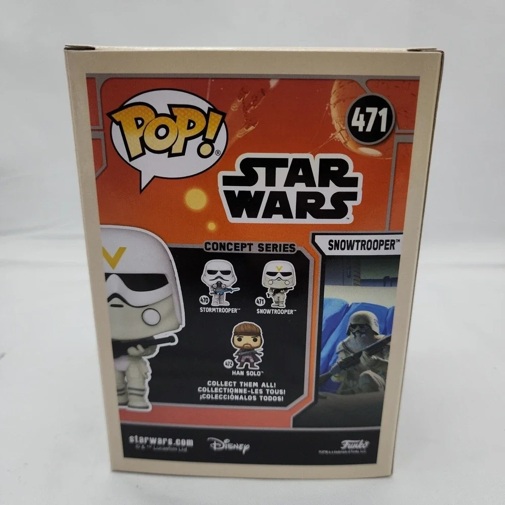 Funko Pop Star Wars Concept Series Snowtrooper‎ 471 Vinyl Figure New In Box